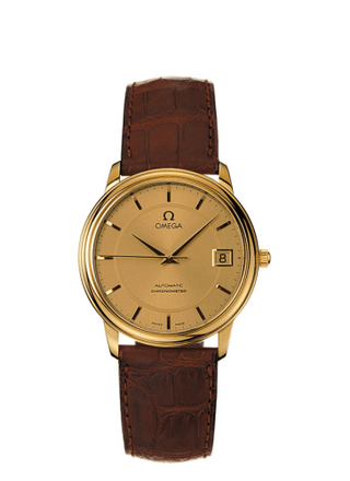 Omega - 4600.11.02  De Ville Prestige Automatic 34.7 Yellow Gold / Champagne