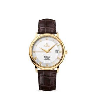 Omega - 4617.31.02  De Ville Prestige Co-Axial 36.5 Yellow Gold / Silver