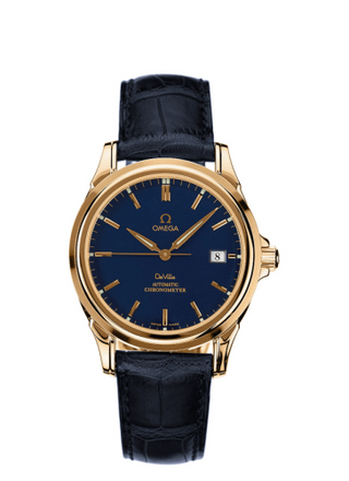 Omega - 4631.80.33  De Ville Co-Axial 37.5 Yellow Gold / Blue