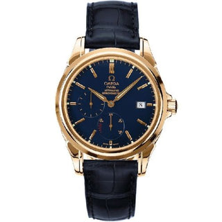 Omega - 4632.80.33  De Ville Co-Axial 38.7 Power Reserve Yellow Gold / Blue