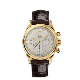 Omega - 4641.30.32  De Ville Co-Axial 41 Chronograph Yellow Gold / Silver