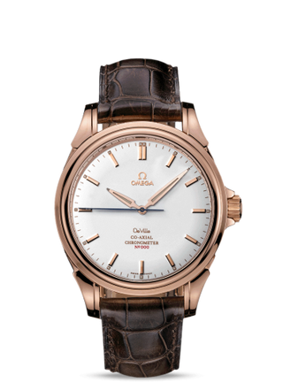 Omega - 4658.30.32  De Ville Co-Axial 44 Red Gold / Opaline