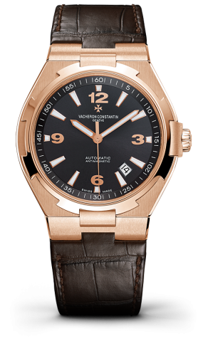 Vacheron Constantin - 47040/000R-9666  Overseas Automatic Pink Gold / Black