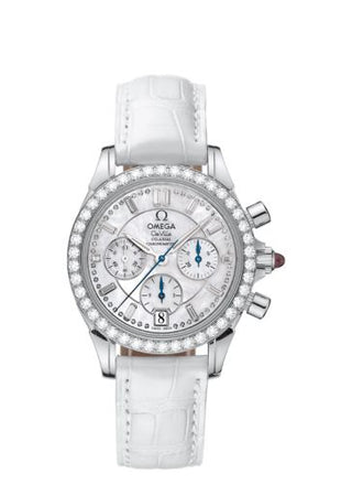 Omega - 4874.75.36  De Ville Co-Axial 35 Chronograph Stainless Steel - Diamond / MOP