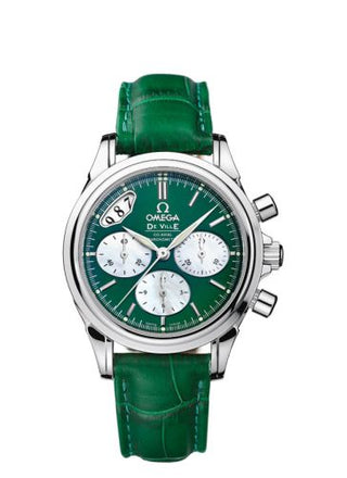 Omega - 4878.90.39  De Ville Co-Axial 35 Chronograph Stainless Steel / Green