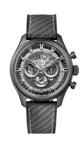 Zenith - 49.2520.400/98.R578  El Primero Chronomaster Skeleton 45 Ceramic / Strap