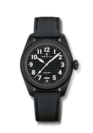 Zenith - 49.4000.3620/21.I001  PILOT Automatic Black Ceramic / Black