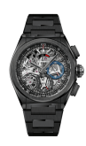 Zenith - 49.9000.9004/78.M9000  Defy El Primero 21 Black Ceramic / Skeleton / Bracelet