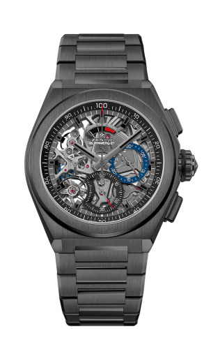 Zenith - 49.9000.9004/78.M9000  Defy El Primero 21 Black Ceramic / Skeleton / Bracelet