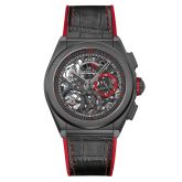 Zenith - 49.9002.9004.68.R935  Defy El Primero 21 Black Ceramic / Skeleton / Cordura / Russia