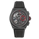 Zenith - 49.9002.9004.68.R935  Defy El Primero 21 Black Ceramic / Skeleton / Cordura / Russia