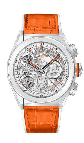 Zenith - 49.9003.9004/76.R591  Defy El Primero 21 Ceramic / Skeleton / Fabric / Swizz Beatz