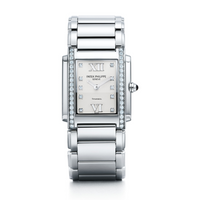 Patek Philippe Twenty-4 Automatic Tiffany Stainless Steel / Diamond / Blue (4910/10A T)