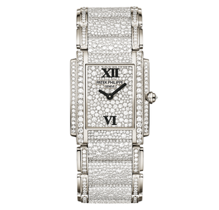 Patek Philippe - 4910/52G-001  Twenty~4 4910 White Gold Gridless Diamond