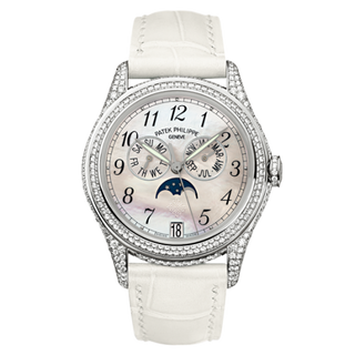 Patek Philippe - 4937G-001  Annual Calendar 4937 White Gold Diamond White Mother of Pearl