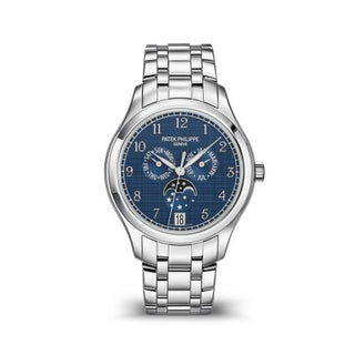 Patek Philippe - 4947/1A-001  Annual Calendar 4947 Stainless Steel / Blue