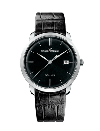 Girard-Perregaux - 49525-53-631-BK6A   1966 38 White Gold / Black / Alligator