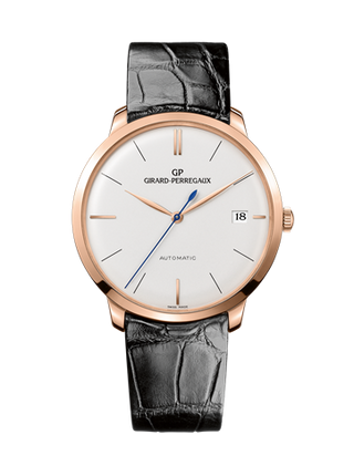 Girard-Perregaux - 49527-52-131-BK6A   1966 41 Pink Gold / Silver