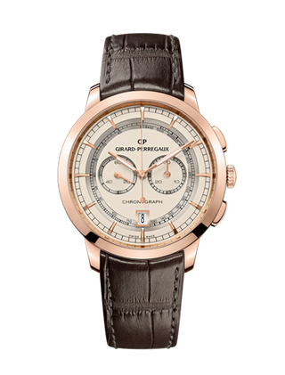 Girard-Perregaux - 49529-52-131-BABA  1966 Chronograph Pink Gold White