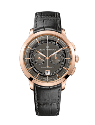 Girard-Perregaux - 49529-52-231-BA6A   1966 Chronograph Pink Gold Grey