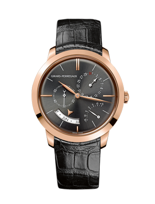 Girard-Perregaux - 49538-52-231-BK6A  1966 Annual Calendar Equation of Time Pink Gold Grey