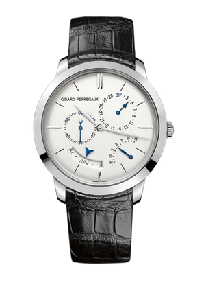 Girard-Perregaux - 49538-53-133-BK6A  1966 Annual Calendar Equation of Time White Gold