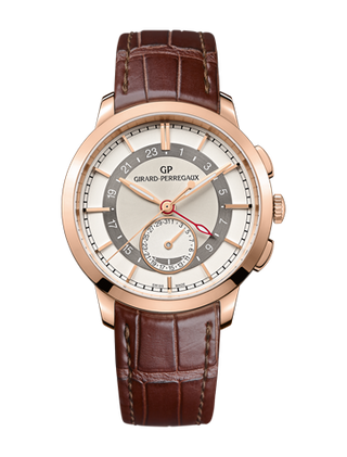 Girard-Perregaux - 49544-52-131-BBB0   1966 Dual Time Pink Gold Silver