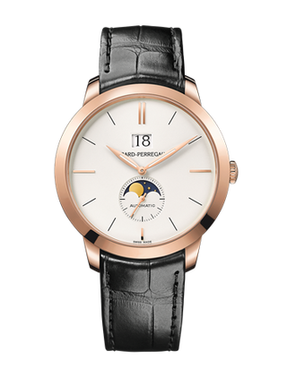 Girard-Perregaux - 49546-52-131-BB60  1966 Big Date Moon Pink Gold