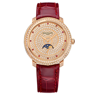 Patek Philippe - 4968/400R-001  Moonphase 4968 Rose Gold / Diamond Spiral