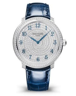 Patek Philippe - 4978/400G-001  Calatrava Diamond Ribbon Joaillerie 4978 White Gold / Blue