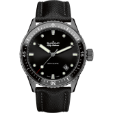 Blancpain - 5000-0130-B52A  Fifty Fathoms Bathyscaphe Ceramic / Black / Canvas