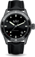 Blancpain Fifty Fathoms Bathyscaphe Stainless Steel / Grey / Black Canvas (5000-0130-B52A)