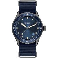 Blancpain Fifty Fathoms Automatique Stainless Steel / Blue / Bracelet (5000-0240-NAOA)