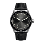 Blancpain - 5000-1110-B52A  Fifty Fathoms Bathyscaphe Stainless Steel / Grey / Black Canvas