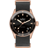 Blancpain - 5000-36S30-NAB A  Fifty Fathoms Bathyscaphe Sedna Gold / Black / Grey Nato