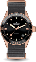 Blancpain Fifty Fathoms 500 Fathoms Titanium / Black / Black Canvas (5000-36S30-NAB A)