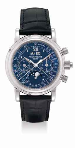 Patek Philippe - 5004P_Blue_Roman  Perpetual Calendar Split Seconds Chronograph 5004P Blue