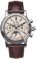 Patek Philippe Perpetual Calendar Split Seconds Chronograph 5004 Platinum / Black Diamond (5004A-001)