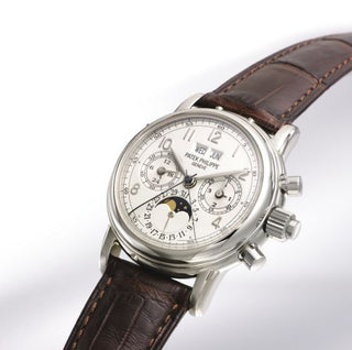 Patek Philippe - 5004G-001  Perpetual Calendar Split Seconds Chronograph 5004 White Gold / White Arabic