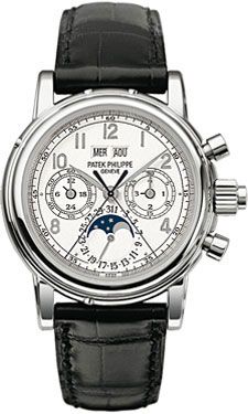 Patek Philippe - 5004G-013  Perpetual Calendar Split Seconds Chronograph 5004 White Gold / White Arabic