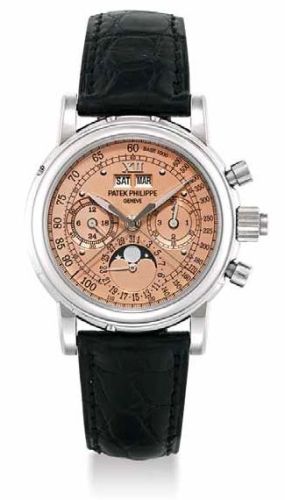 Patek Philippe - 5004G_Salmon  Perpetual Calendar Split Seconds Chronograph 5004G Salmon