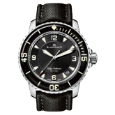 Blancpain - 5015-1130-52A  Fifty Fathoms Automatique Stainless Steel / Black / Black Canvas