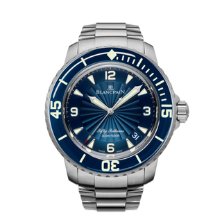 Blancpain - 5015D-1140-71B  Fifty Fathoms Automatique Stainless Steel / Blue / Bracelet