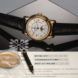 Patek Philippe - 5016J-011  Tourbillon Minute Repeater Perpetual Calendar 5016 Yellow Gold