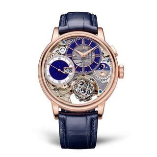 Jaeger-LeCoultre - 5032441  Master Grande Tradition Gyrotourbillon 3 Pink Gold / Blue