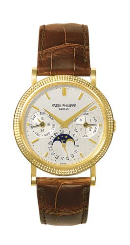 Patek Philippe - 5039J-001  Perpetual Calendar 5039 Yellow Gold / Silver