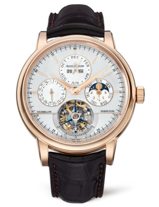 Jaeger-LeCoultre - 5042420  Master Grande Tradition Tourbillon Cylindrique Quantième Perpétuel Pink Gold / Silver