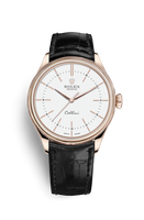 Rolex Cellini Time Everose / Black / Alligator Brown (50505-0021)