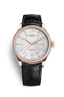 Rolex Cellini Time White Gold / White / Alligator Brown (50515-0009)