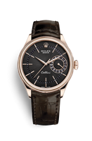 Rolex Cellini Time Everose / White / Alligator Brown (50515-0010)